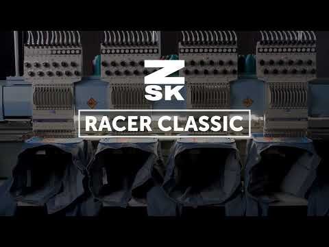 ZSK Racer 4S máquina de bordar de 4 cabezas tubular con 12 agujas