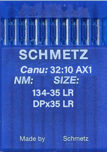 Schmetz 134-35 LR Size 80 Pack of 10 Needles