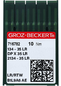 Groz Beckert 134-35 LR Size 160 Pack of 10 Needles