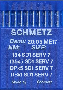 Schmetz 134 SD1 SERV 7 Size 90 Pack of 10 Needles