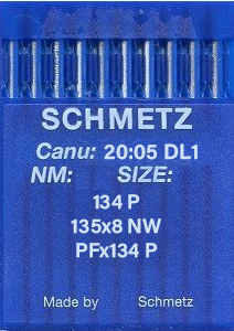 Schmetz 134 P Size 125 Pack of 10 Needles
