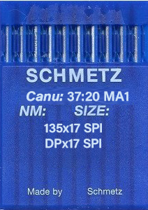 Schmetz 135x17 SPI Size 80 Pack of 10 Needles