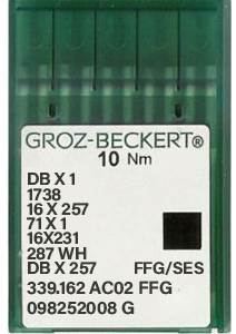 Groz Beckert 16x231 FFG/SES Size 55 Pack of 10 Needles