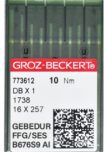 Groz Beckert 16x231 FFG/SES GEBEDUR Size 70 Pack of 10 Needles
