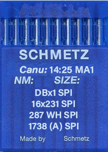 Schmetz 16x231 SPI Size 60 Pack of 10 Needles