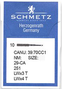 Schmetz 251 R Size 90 Pack of 10 Needles