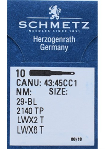 Schmetz 29BL R Size 100 Pack of 10 Needles