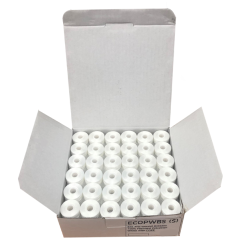 OUT OF STOCK Pre-Wound Sideless Bobbins - White