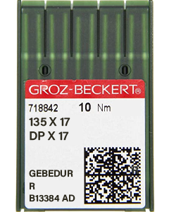 Groz Beckert 135x17 R GEBEDUR Size 100 Pack of 10 Needles